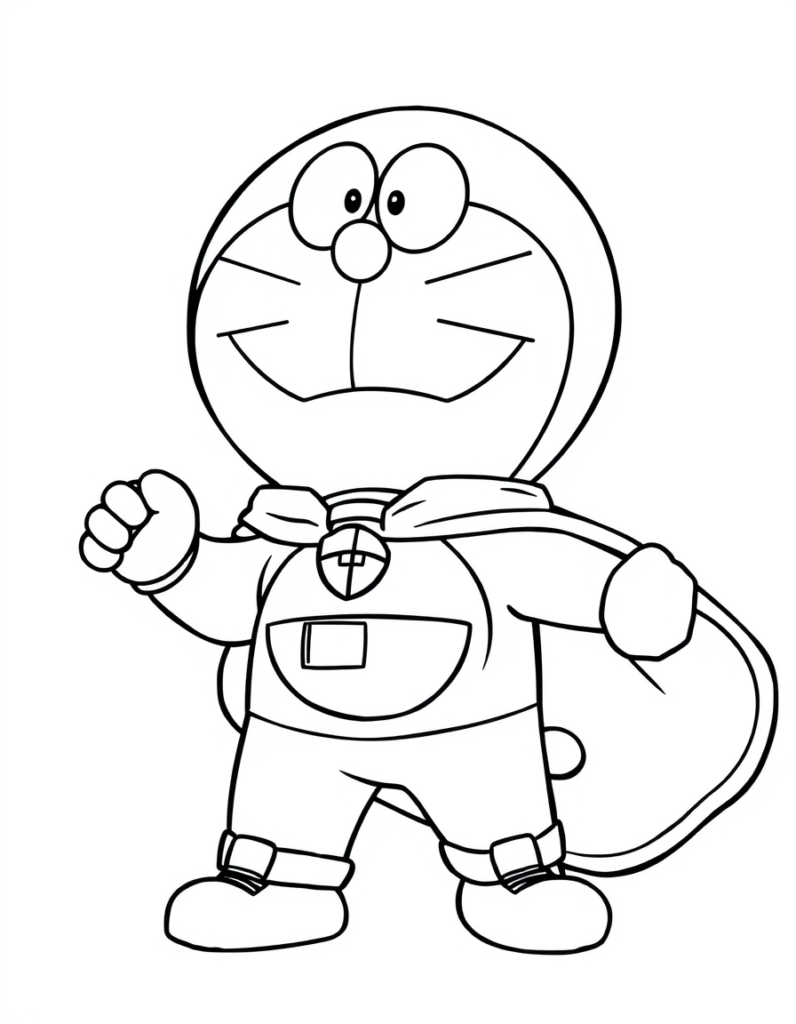 doraemon coloring pages