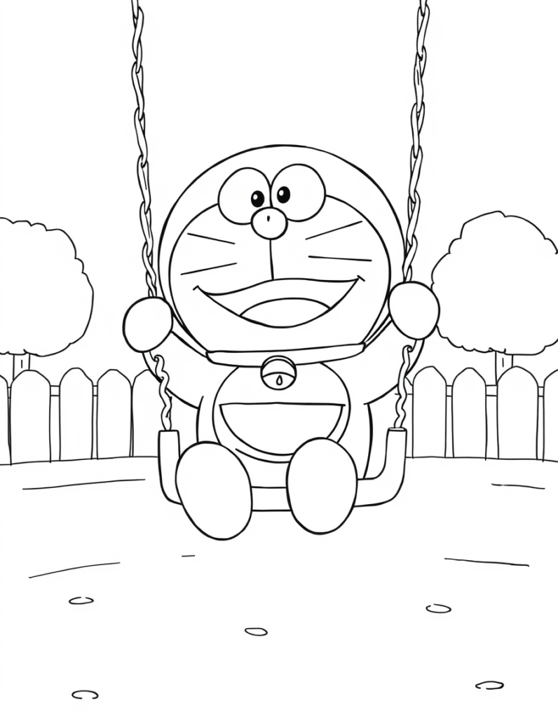 doraemon coloring pages