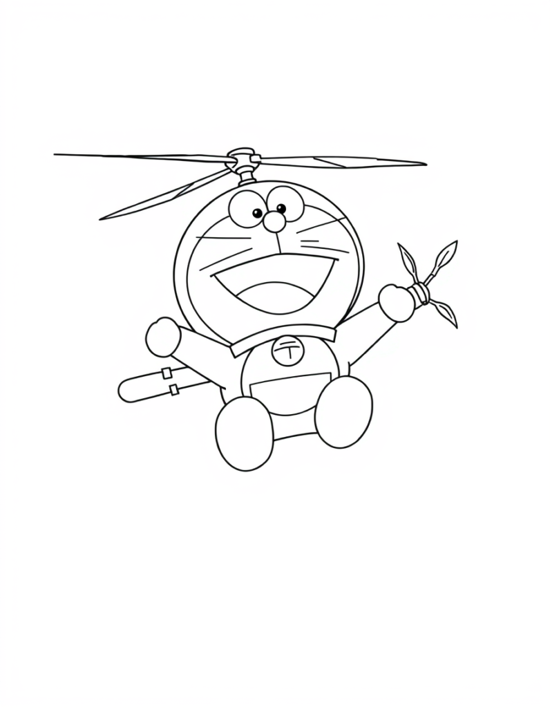 doraemon coloring pages