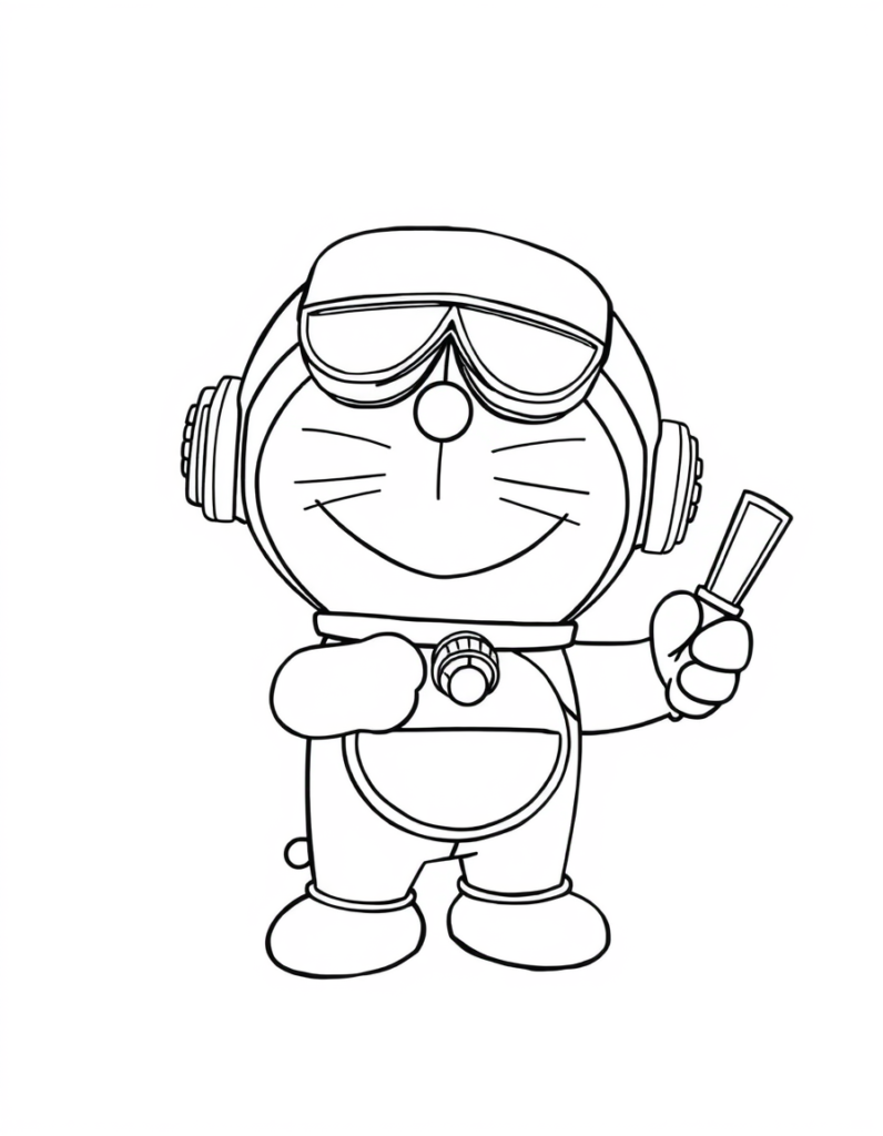 doraemon coloring pages