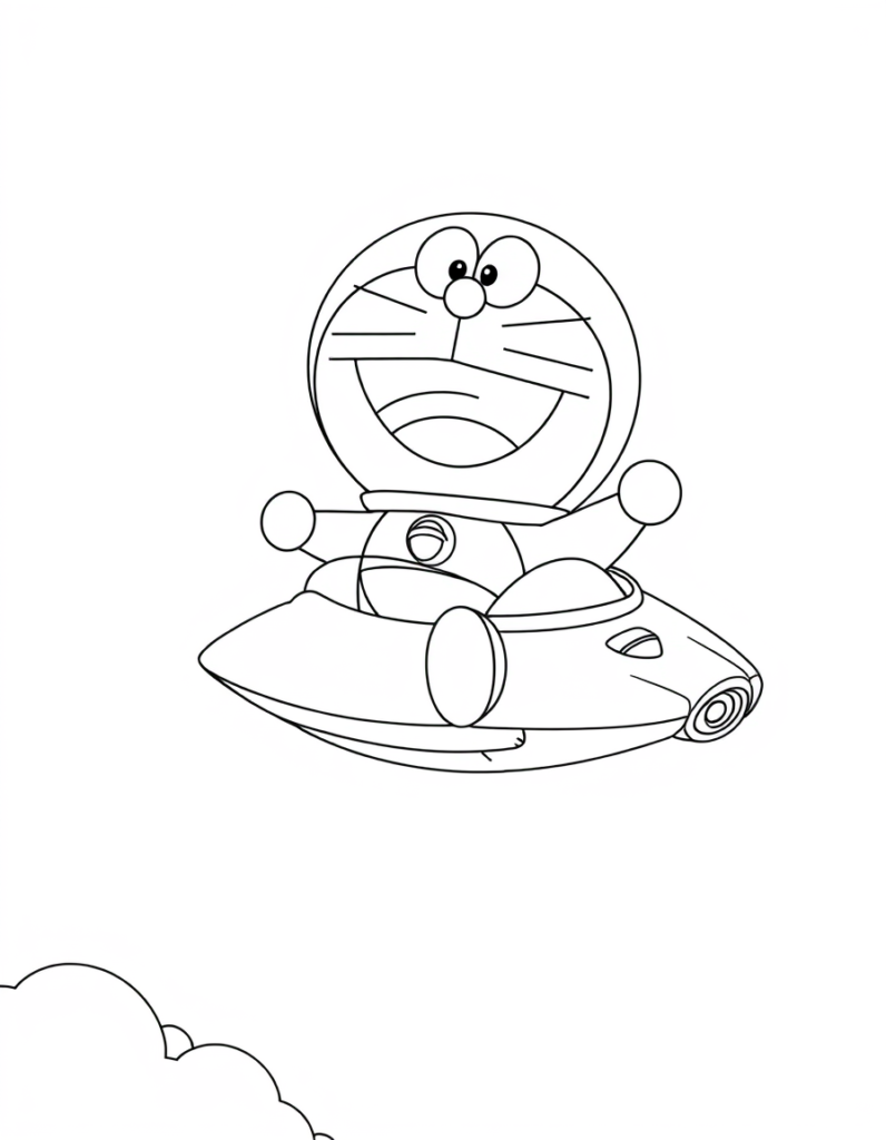 doraemon coloring pages