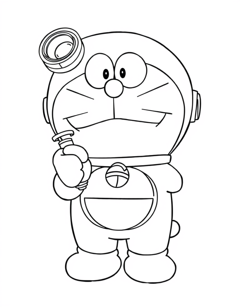 doraemon coloring pages