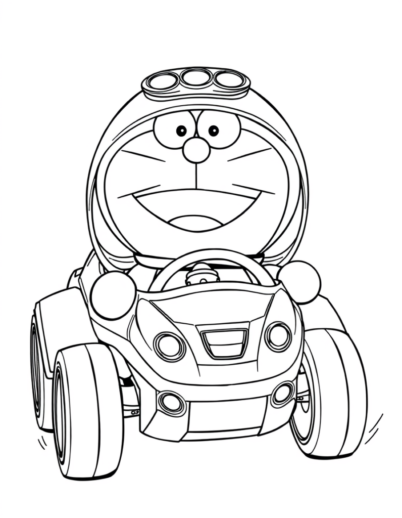 doraemon coloring pages