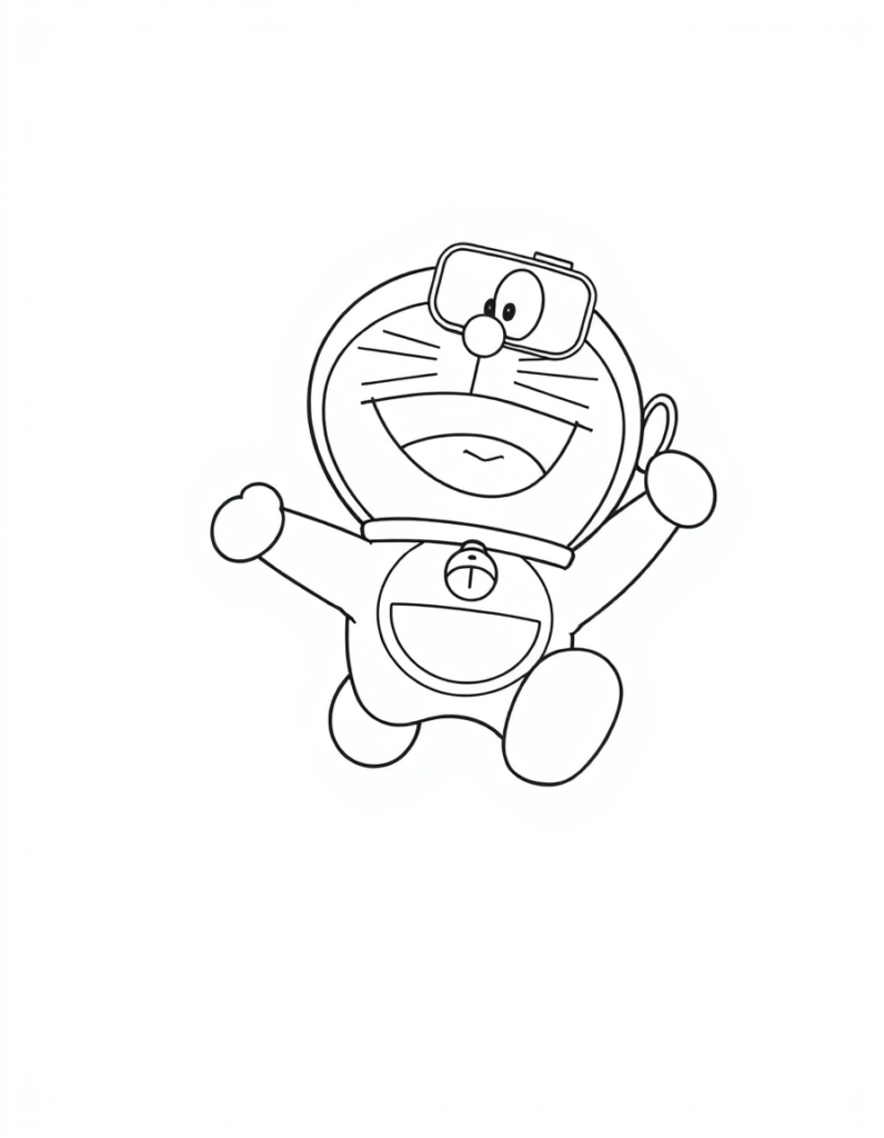 doraemon coloring pages