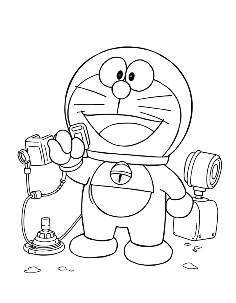 doraemon coloring pages