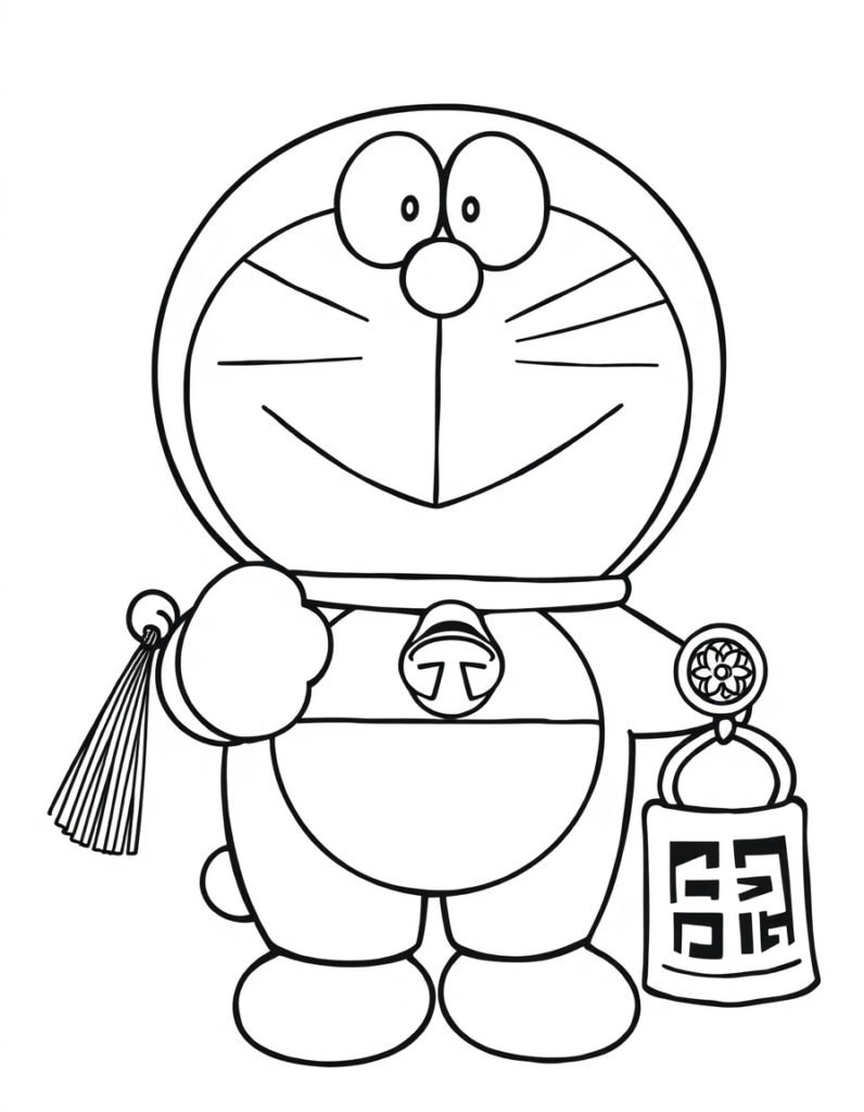 doraemon coloring pages