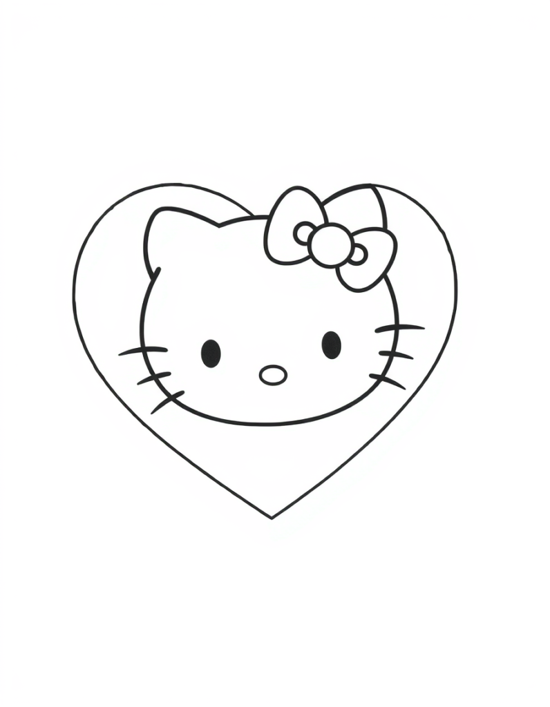 hello kitty coloring pages