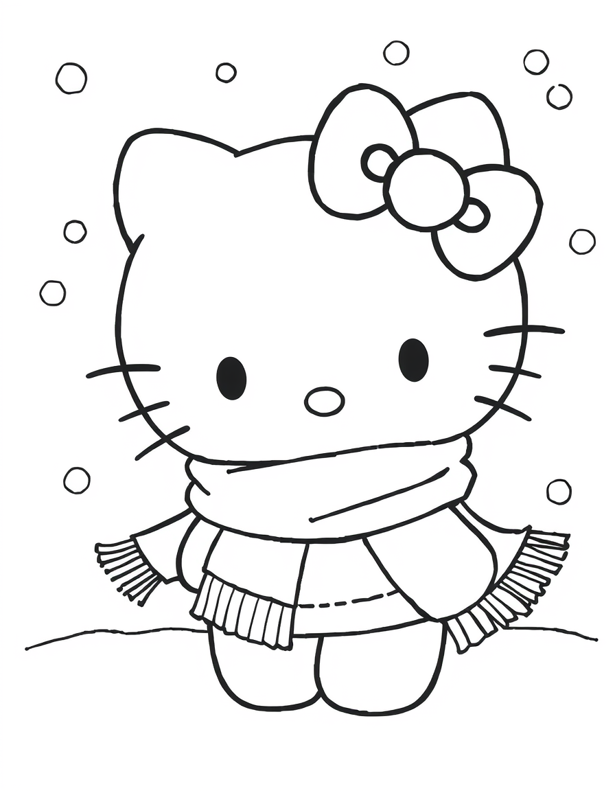 hello kitty coloring pages