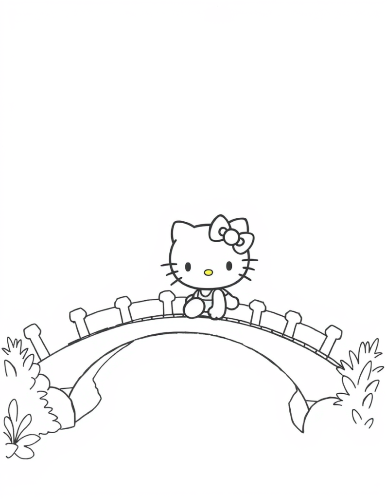 hello kitty coloring pages
