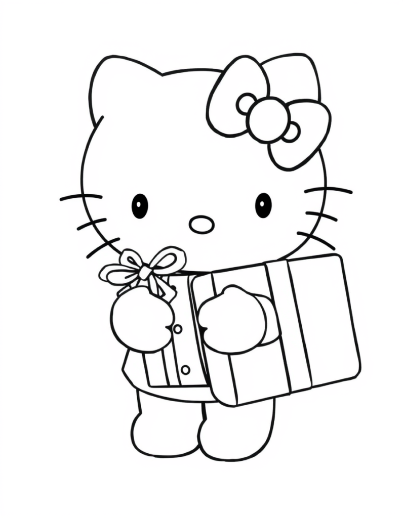 hello kitty coloring pages