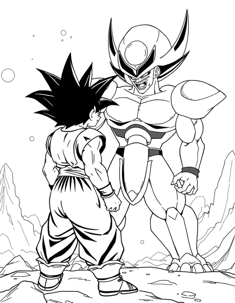 goku coloring pages