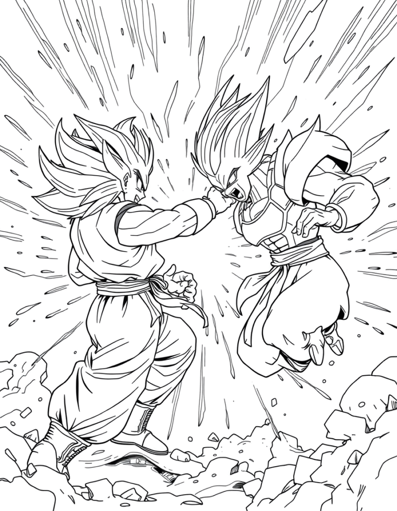 goku coloring pages