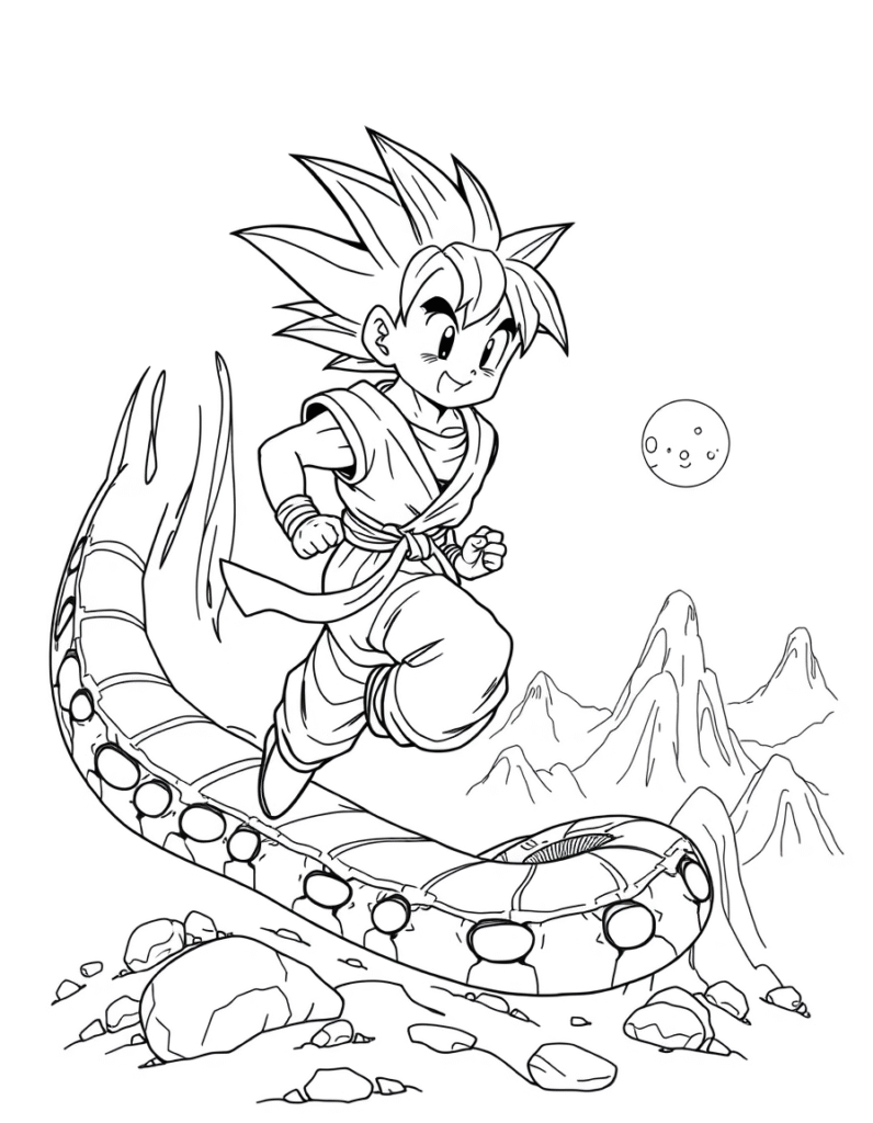 goku coloring pages