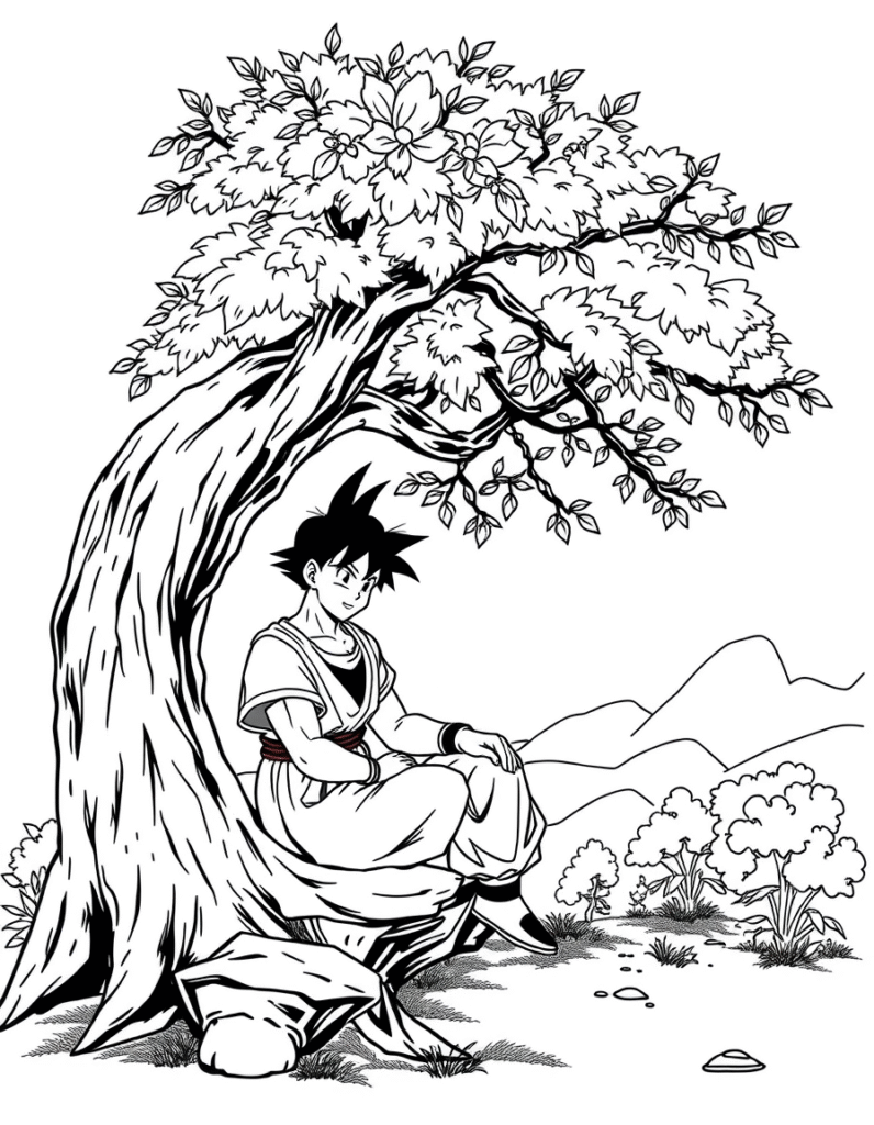 goku coloring pages