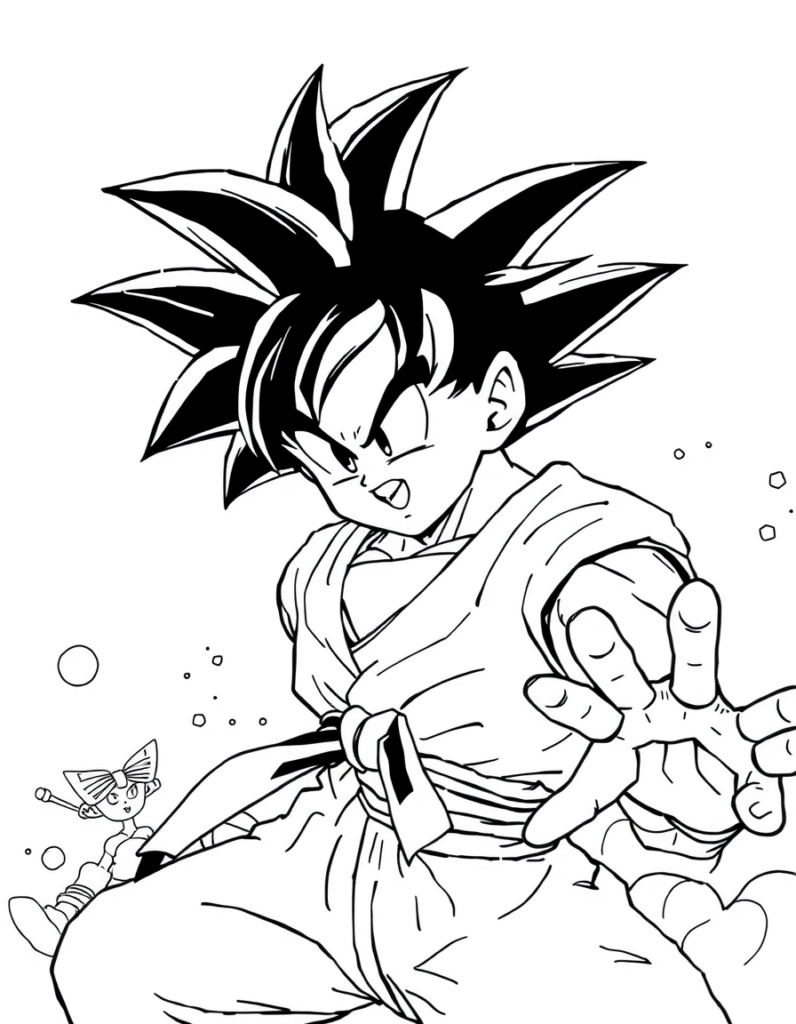 goku coloring pages