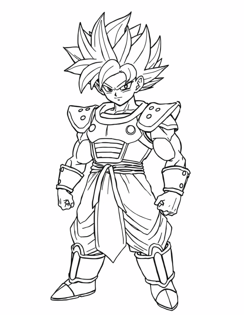 goku coloring pages