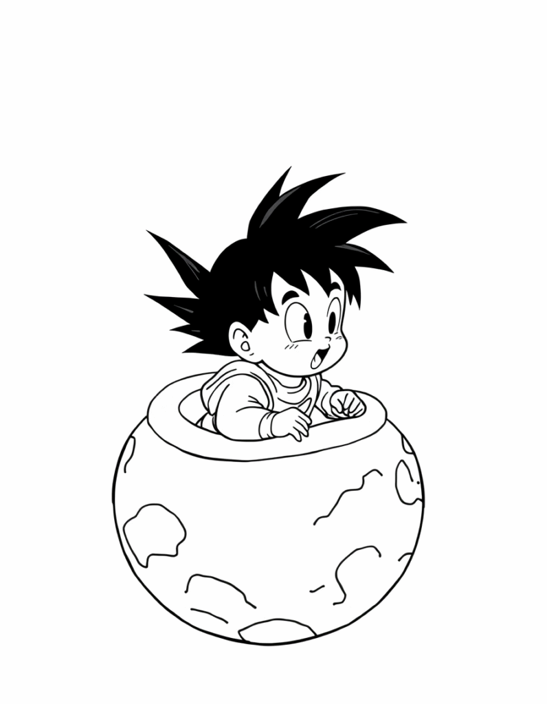 goku coloring pages