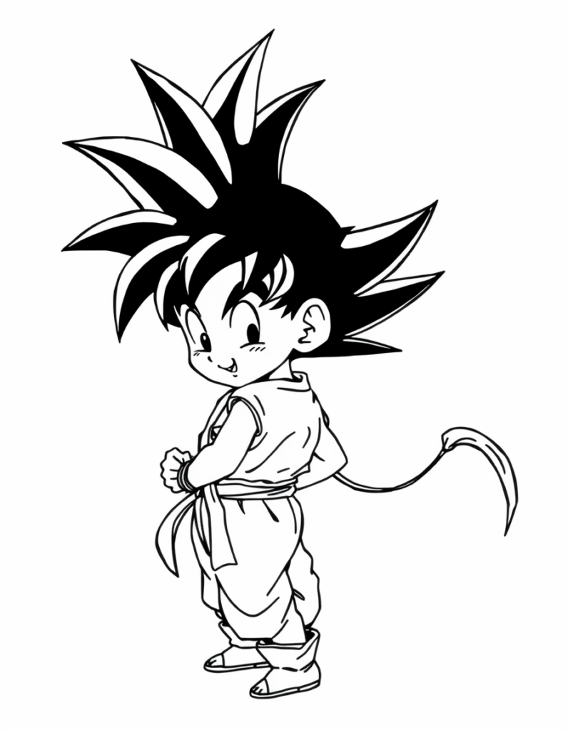 goku coloring pages
