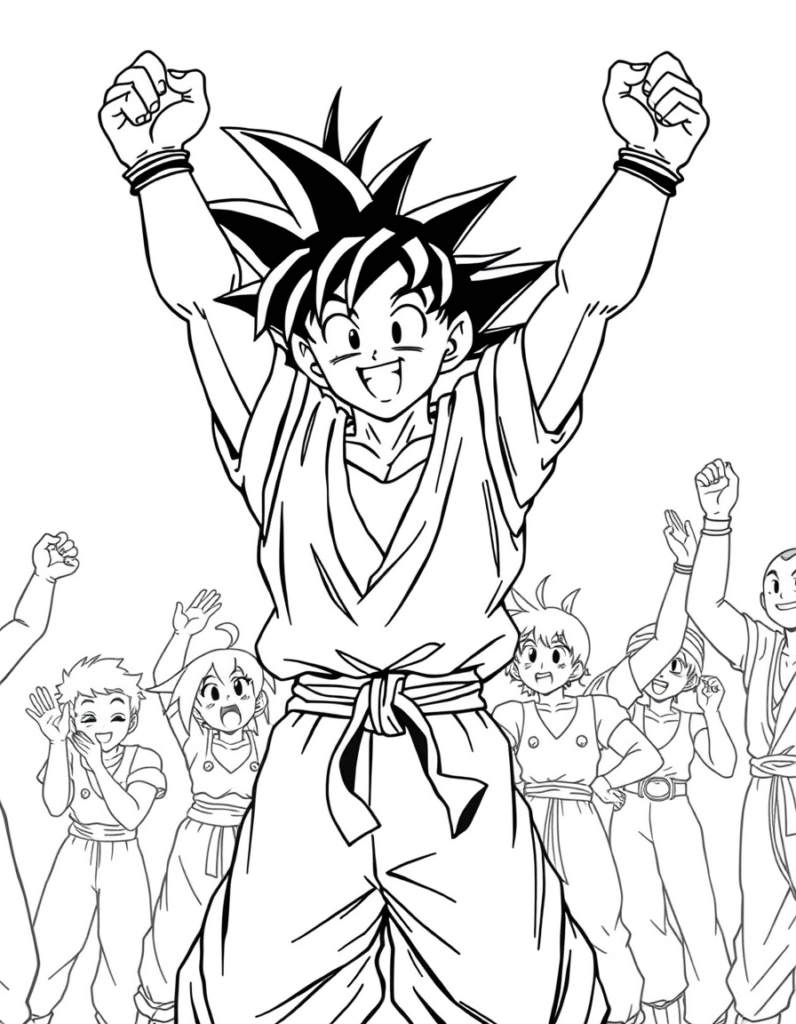 goku coloring pages